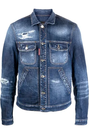 Dsquared2 panelled-design Denim Jacket - Brown