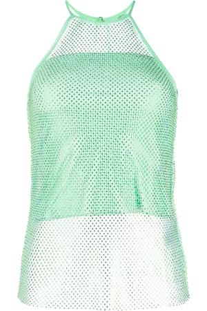 Patrizia Pepe Rhinestone-embellished sleeveless top