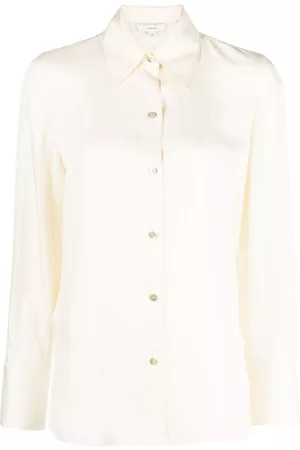 Vince Pointed-collar long-sleeve shirt