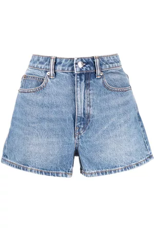 Alexander Wang Shorty high-rise denim shorts