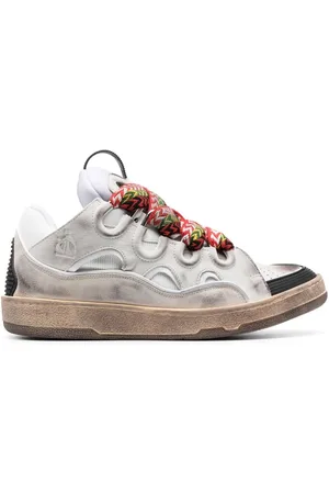 Lanvin Curb chunky leather sneakers