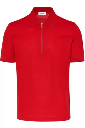 Salvatore Ferragamo Logo-print zip-up polo shirt