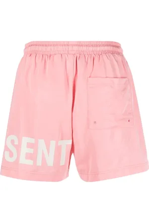Represent Logo-print drawstring-waist swim shorts