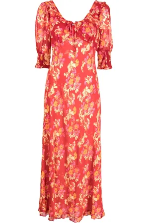 RIXO London Sathya floral-print midi dress