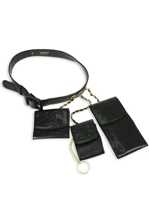 CHANEL 1990-2000s multi-pouch belt bag