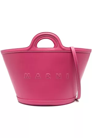 Marni Tropicalia leather tote bag