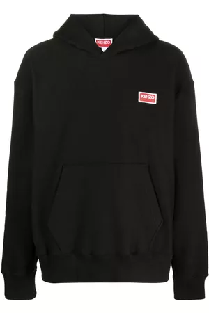 Kenzo Logo-print stretch-cotton hoodie