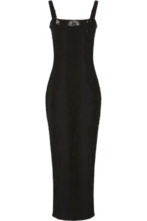 Dolce & Gabbana Lace-embellished midi dress