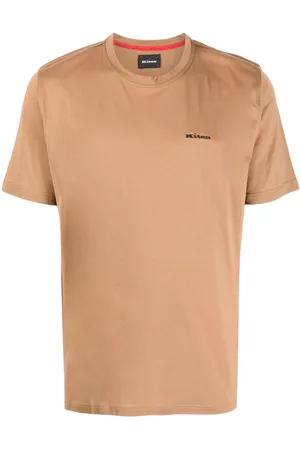 Kiton Logo-print cotton T-shirt
