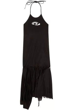 Diesel D-Salilar-Od halterneck asymmetric minidress