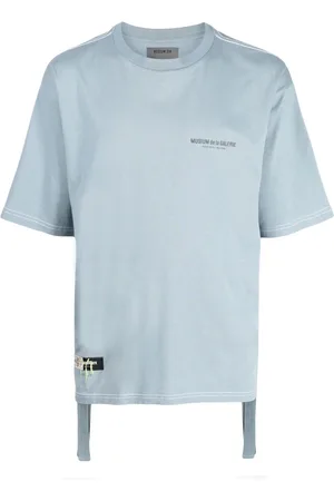 Musium Div. Slogan-print cotton T-shirt