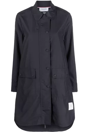 Thom Browne Rounded-collar button-up coat