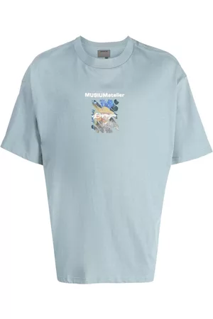 Musium Div. Graphic-print cotton T-shirt