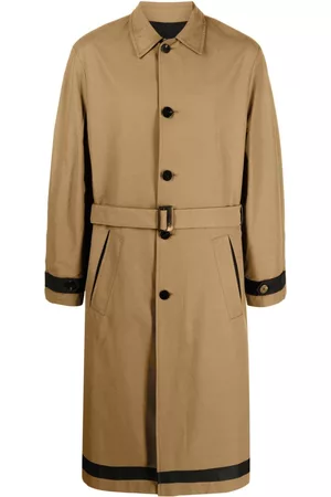 Neil Barrett Logo-patch reversible trench-coat
