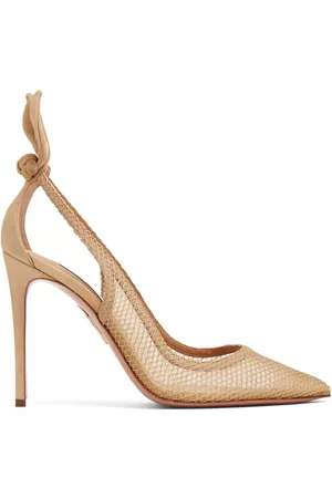 Aquazzura shiva mesh on sale pumps