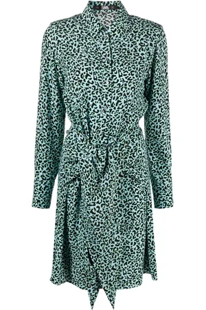 Karl Lagerfeld Leopard-print shirtdress