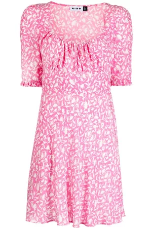 RIXO London Lilita botanic-print silk dress
