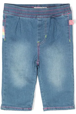 Billieblush Graphic-print straight-leg jeans