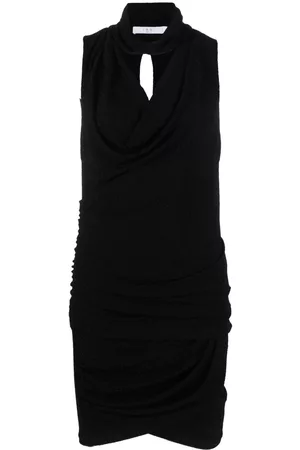 IRO Mikano cowl-neck minidress