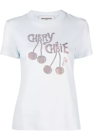 Sonia by Sonia Rykiel Embellished cotton T-shirt