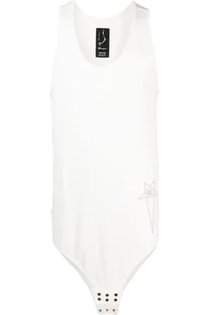 Rick Owens X Champion logo-embroidered cotton tank top