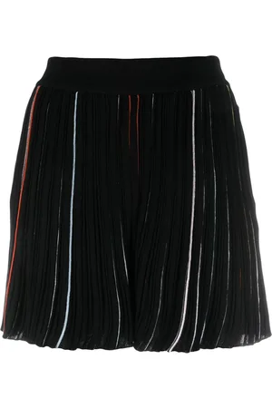 Sonia by Sonia Rykiel Contrast-stripe pleated shorts