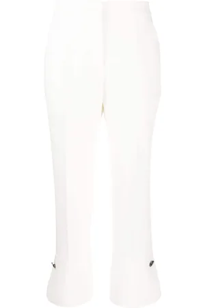 Msgm Cropped-leg flared trousers