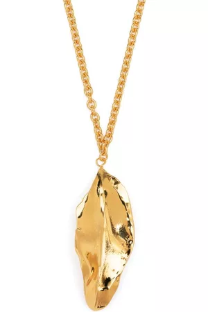 Marni Leaf pendant chain necklace