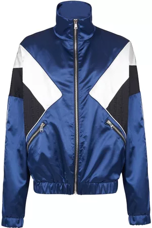 Balmain Monogram-panel track jacket