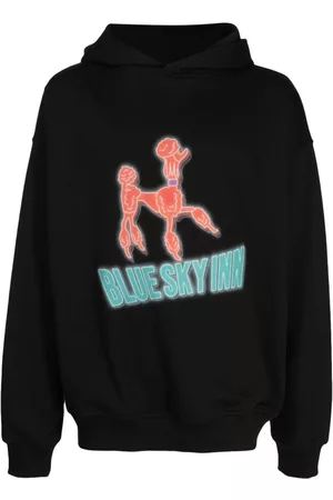 BLUE SKY INN Logo-print cotton hoodie