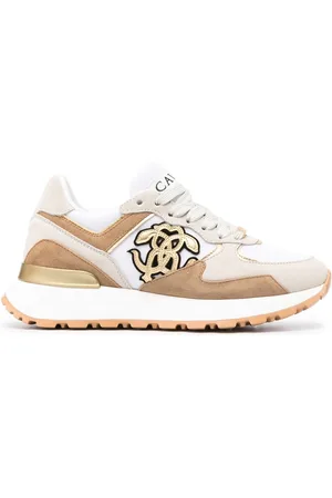 Roberto Cavalli Panelled low-top sneakers