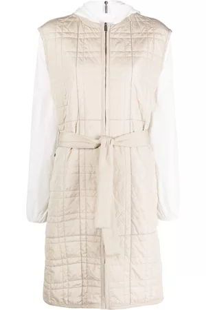 Fabiana Filippi Two-tone hooded coat
