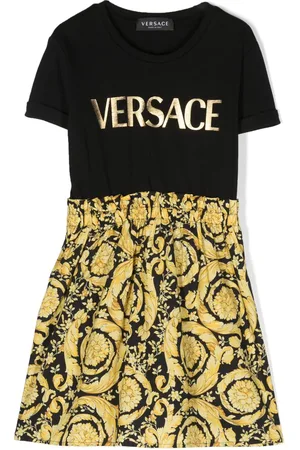 VERSACE Barocco Kids-print T-Shirt dress