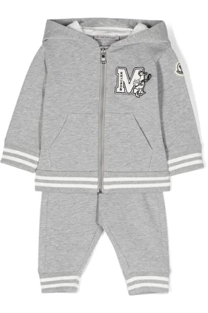 Moncler Logo-patch cotton tracksuit set