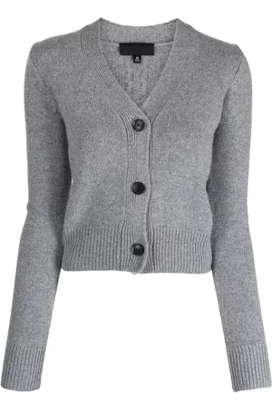 NILI LOTAN Intarsia-knit cashmere cardigan