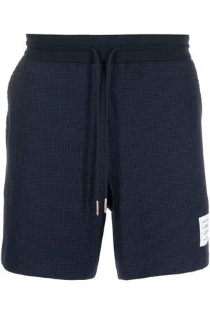 Thom Browne Waffle-effect drawstring shorts