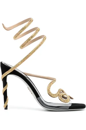 RENE CAOVILLA Cleo 90mm rhinestone-embellished sandals