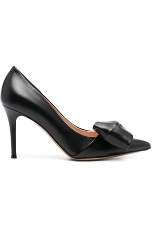 Gianvito Rossi 85mm bow-detail leather pumps