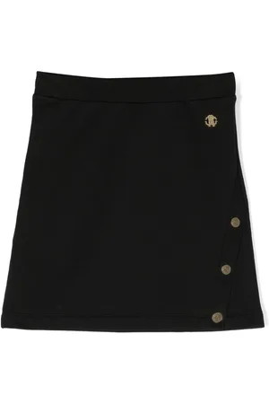 Roberto Cavalli Logo-plaque cotton skirt