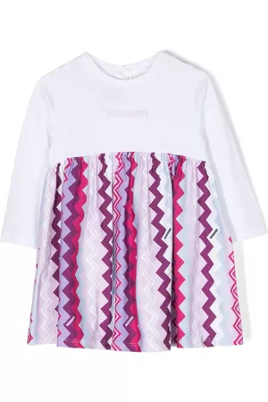 Missoni Chevron-print branded dress