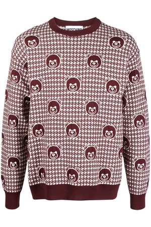 Moschino Teddy Bear-print wool jumper