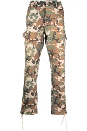 Purple Brand Camouflage-print cargo trousers