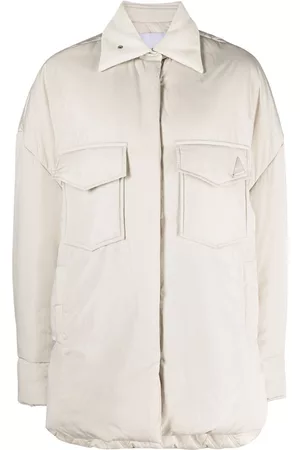 The Attico Padded buttoned oversized coat