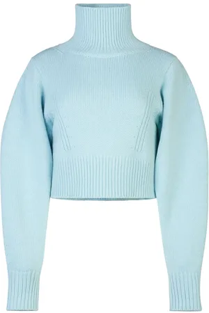 Nina Ricci High-neck cropped jumper