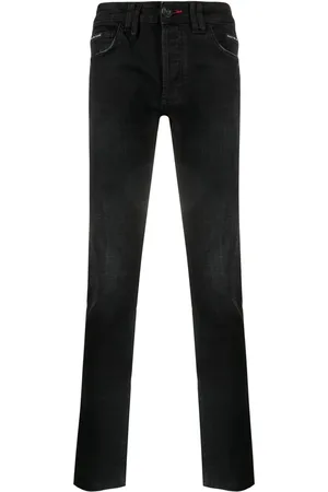 Philipp Plein Super Straight stonewashed jeans