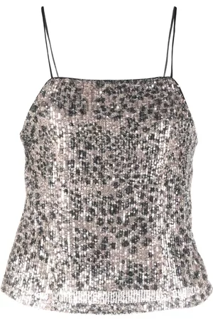 Liu Jo Sequin-embellished spaghetti-straps top