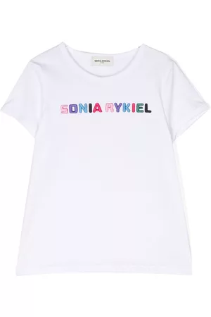 Sonia Rykiel Enfant Logo-embroidered crew-neck T-shirt