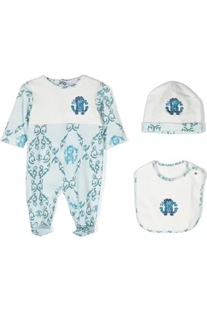 Roberto Cavalli Logo-print babygrow set