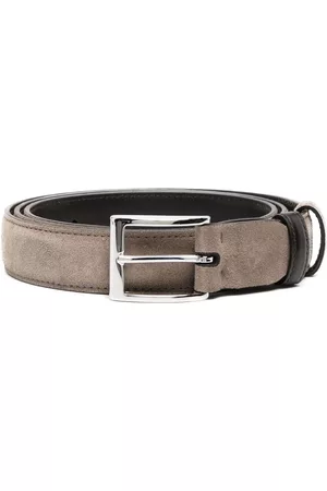 Hogan Buckle-fastening suede belt