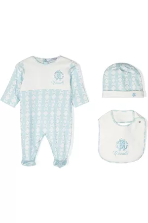 Roberto Cavalli Logo-print babygrow set